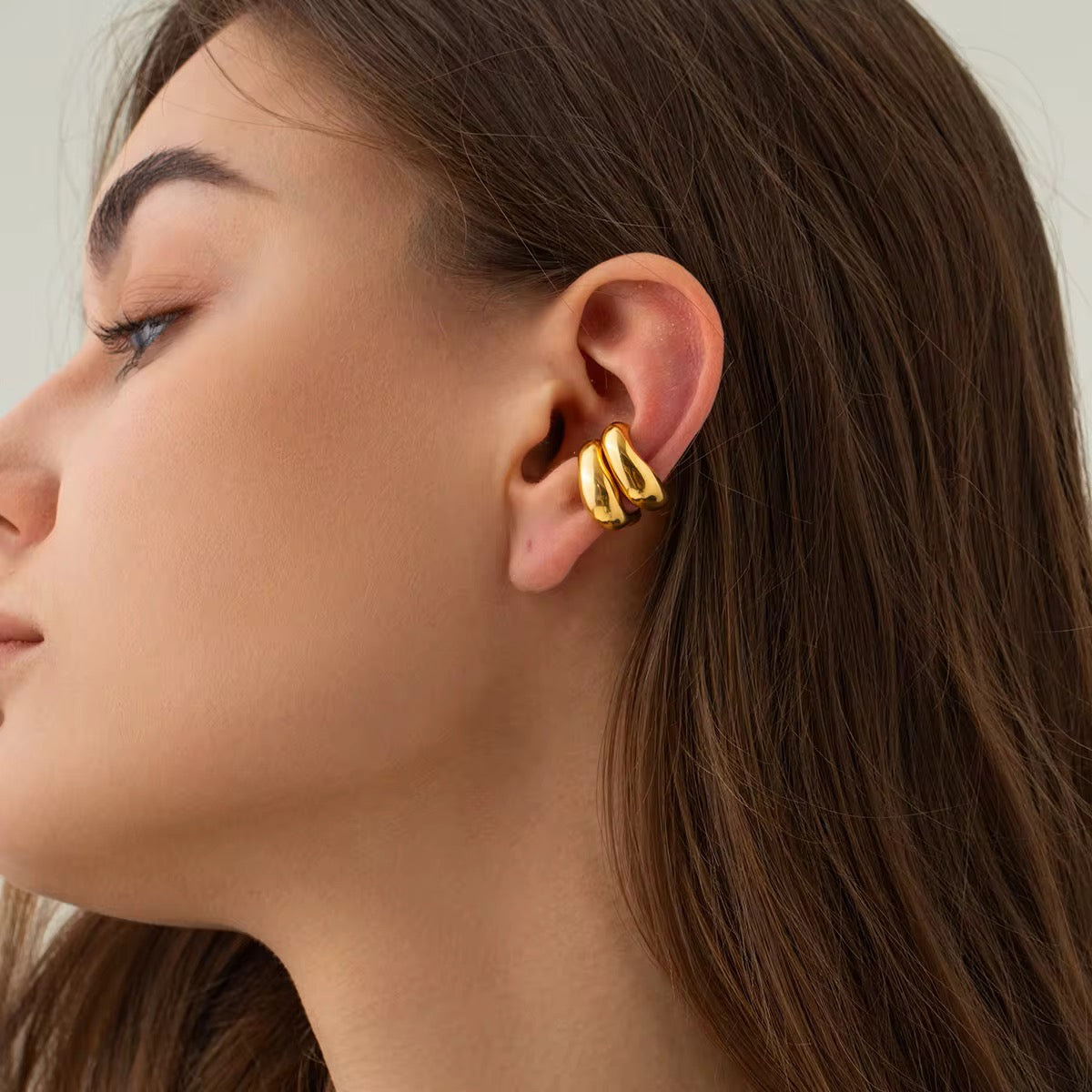 Earcuff Kaori dorado