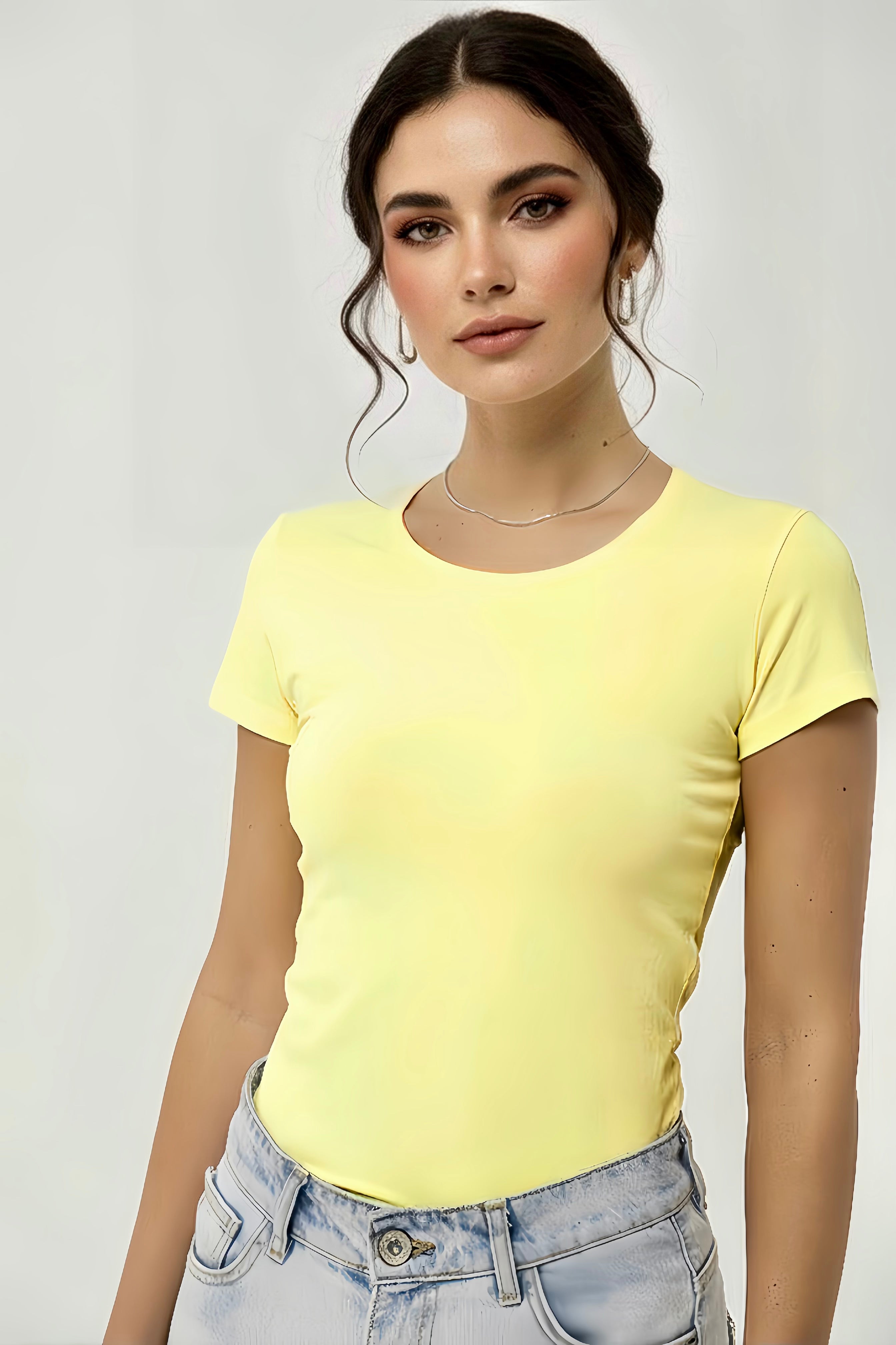 Body Abby Básico Manga Corta