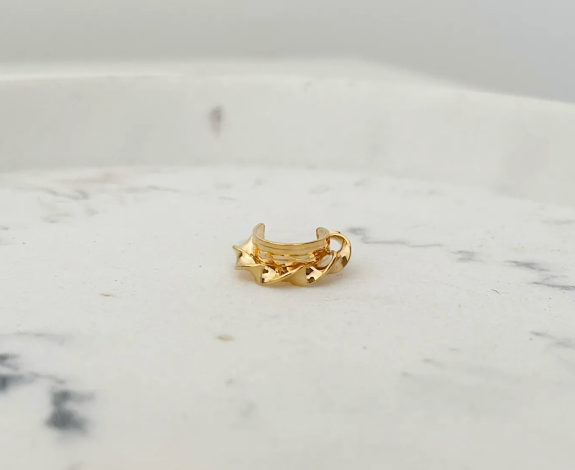 Earcuff Trenza | Aretes Para Mujer | We Love Luana Colombia