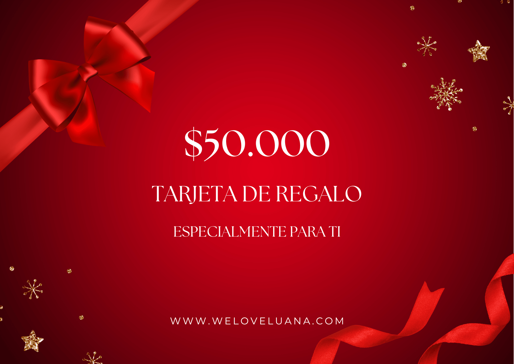 Tarjeta De Regalo - We Love Luana