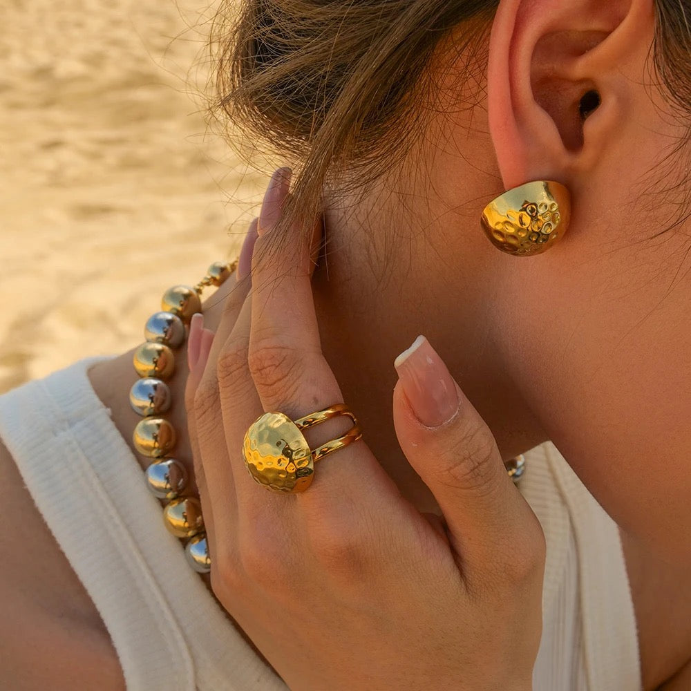 Anillo Scoville | Aretes Para Mujer | We Love Luana Colombia