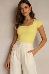 Body Cuadrado Escote Recto