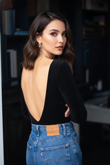 Body Alma Escote Y Mangas