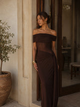 Vestido Fiore – Largo de Hombros Descubiertos