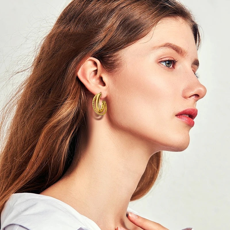 Candongas Vilna | Aretes Para Mujer | We Love Luana Colombia