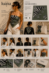 Pañoleta safari zebra
