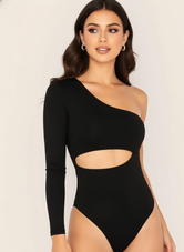 Body Bruna Manga Abertura Costado