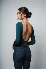 Body Alma Escote Y Mangas