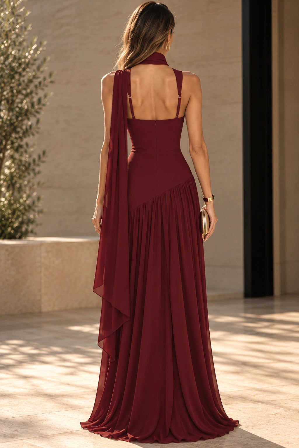 Vestido Carmín