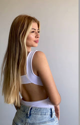 Body Z Escote Asimetrico Espalda