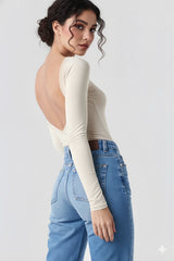 Body Alma Escote Y Mangas