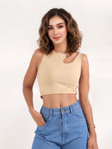 Crop Top Cuello