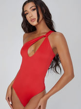 Body Bianca Escote Hombro Asimétrico