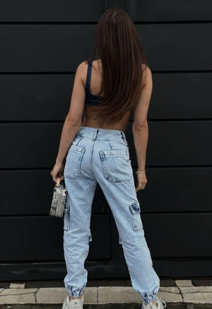 Jean Cargo Ila | Pantalones De Mujer | We Love Luana Colombia