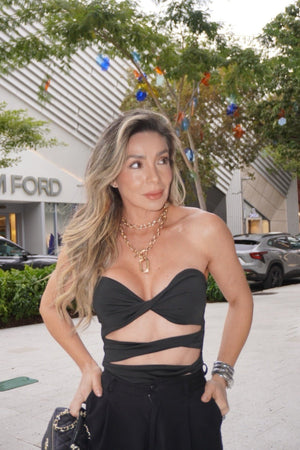 Body Aurora Strapless Cruces Frontales - We Love Luana
