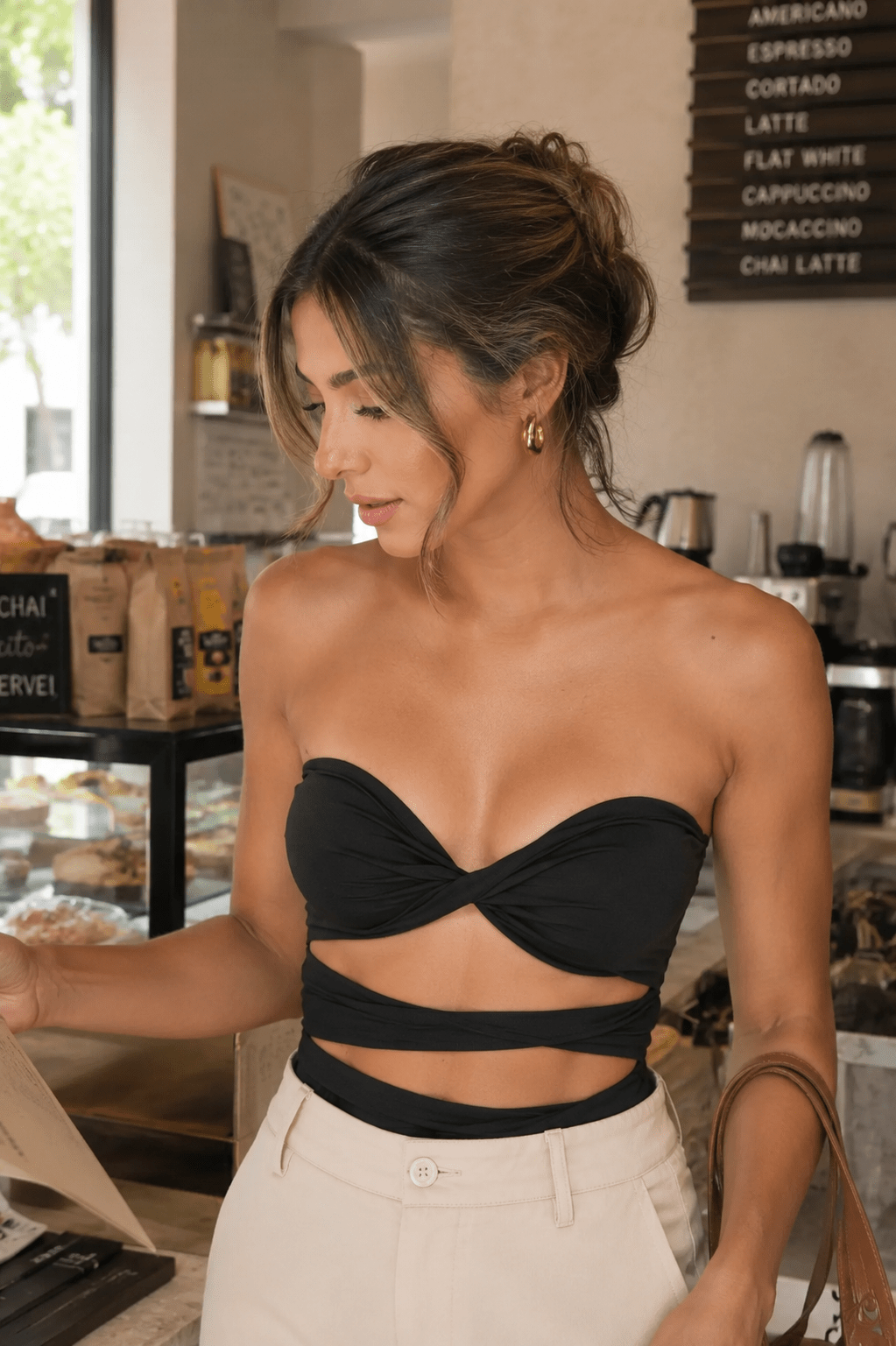 Body Aurora Strapless Cruces Frontales - We Love Luana