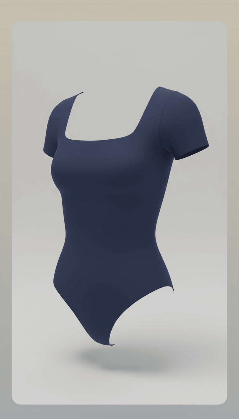 Body Cuadrado Escote Recto - We Love Luana
