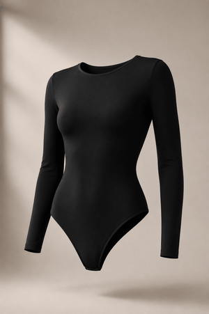 Body Kaia Cuello Redondo Manga Larga - We Love Luana