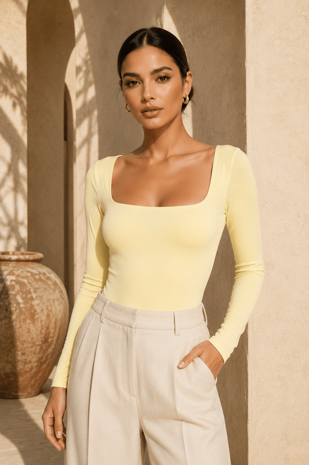Body Malka Escote Cuadrado - We Love Luana