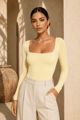 Body Malka Escote Cuadrado - We Love Luana