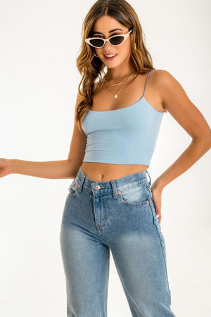 Crop Top Delia Tirantes | Crop Tops Para Mujer | We Love Luana Colombia