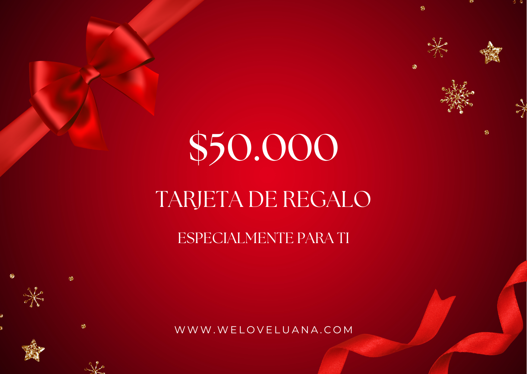 Tarjeta De Regalo | | We Love Luana Colombia