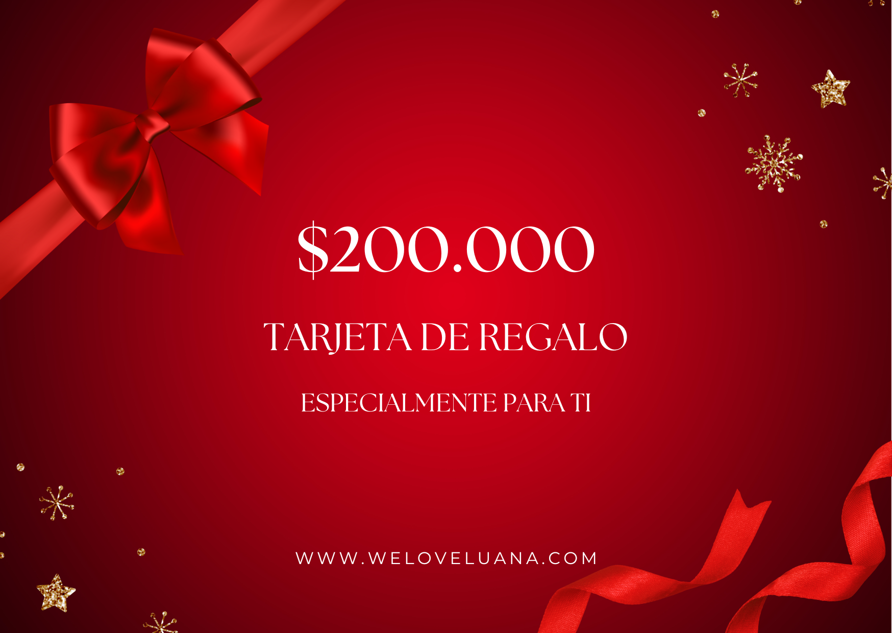 Tarjeta De Regalo | | We Love Luana Colombia