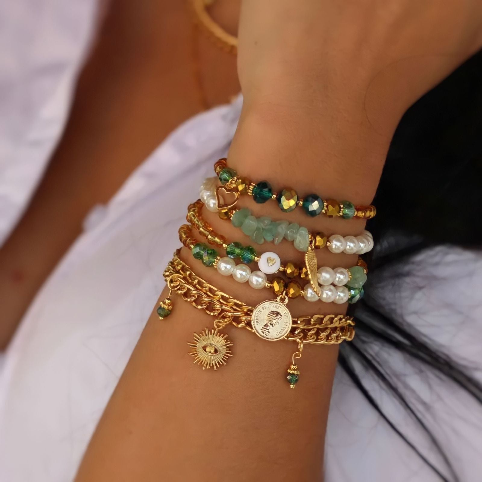 Pulsera Nepal | Aretes Para Mujer | We Love Luana Colombia