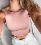 Crop Top A Escote | Crop Tops Para Mujer | We Love Luana Colombia