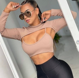 CROP TOP PIA DOBLE PRENDA