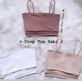 Crop Top Sabi Tirantes | Crop Tops Para Mujer | We Love Luana Colombia