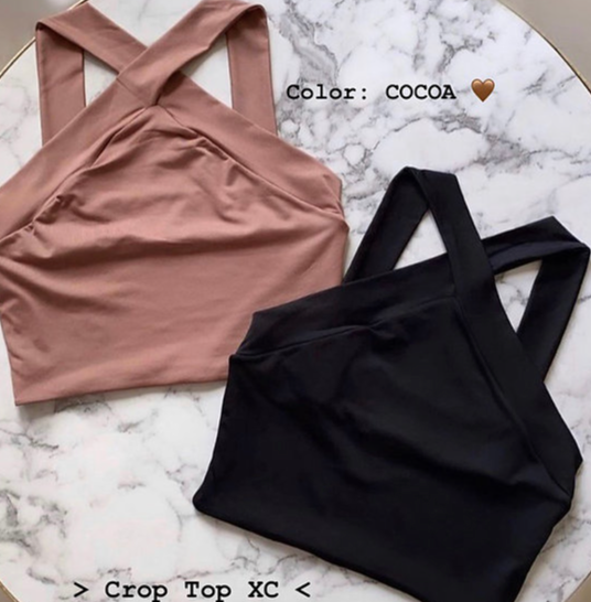 Crop Top Xc Cruzado | Crop Tops Para Mujer | We Love Luana Colombia