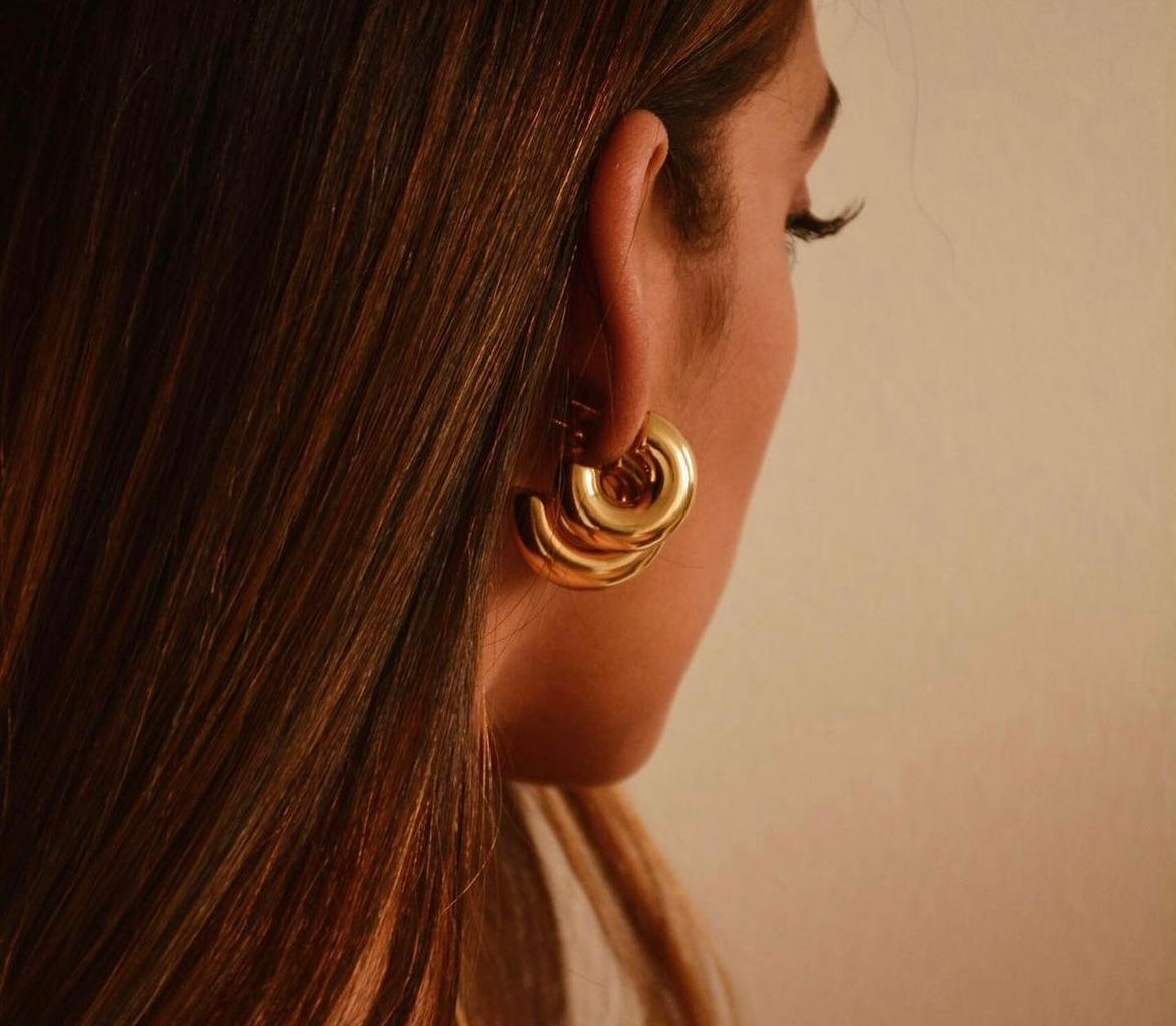 Candongas Ucrania | Aretes Para Mujer | We Love Luana Colombia