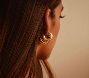 Candongas Ucrania | Aretes Para Mujer | We Love Luana Colombia