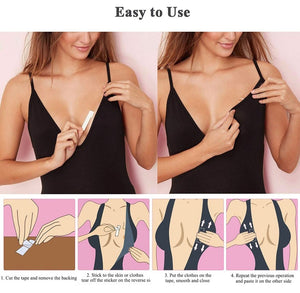 Cinta Doble Cara Para Ajustar Prendas X 36 U - We Love Luana