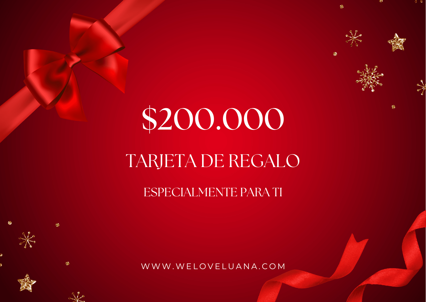 Tarjeta De Regalo - We Love Luana